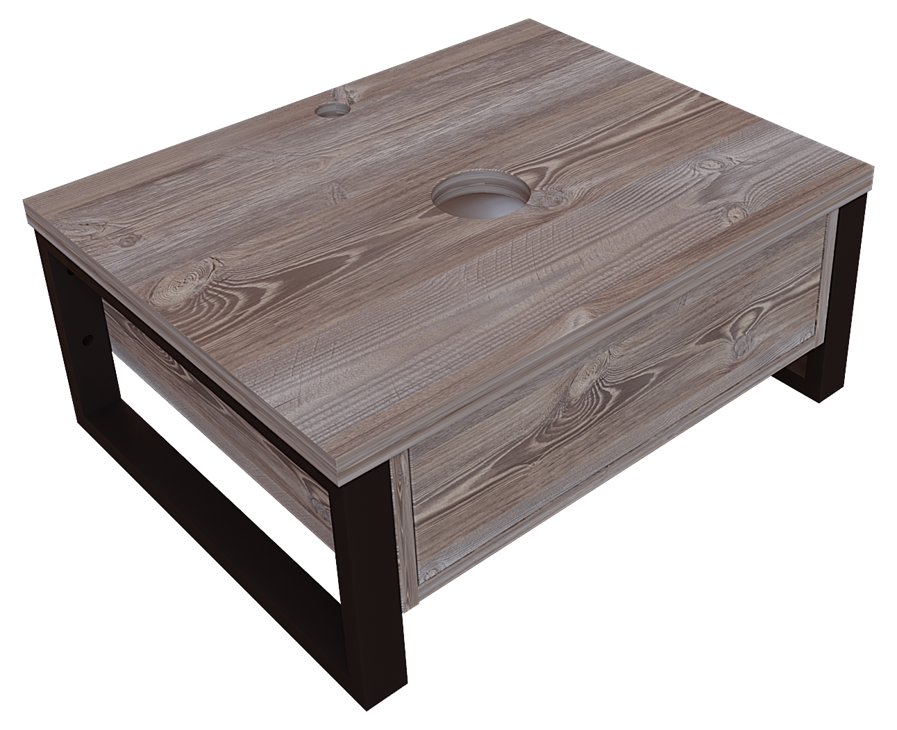Тумба 1Marka Grunge Loft 60П 1в.я Дуб Намибия