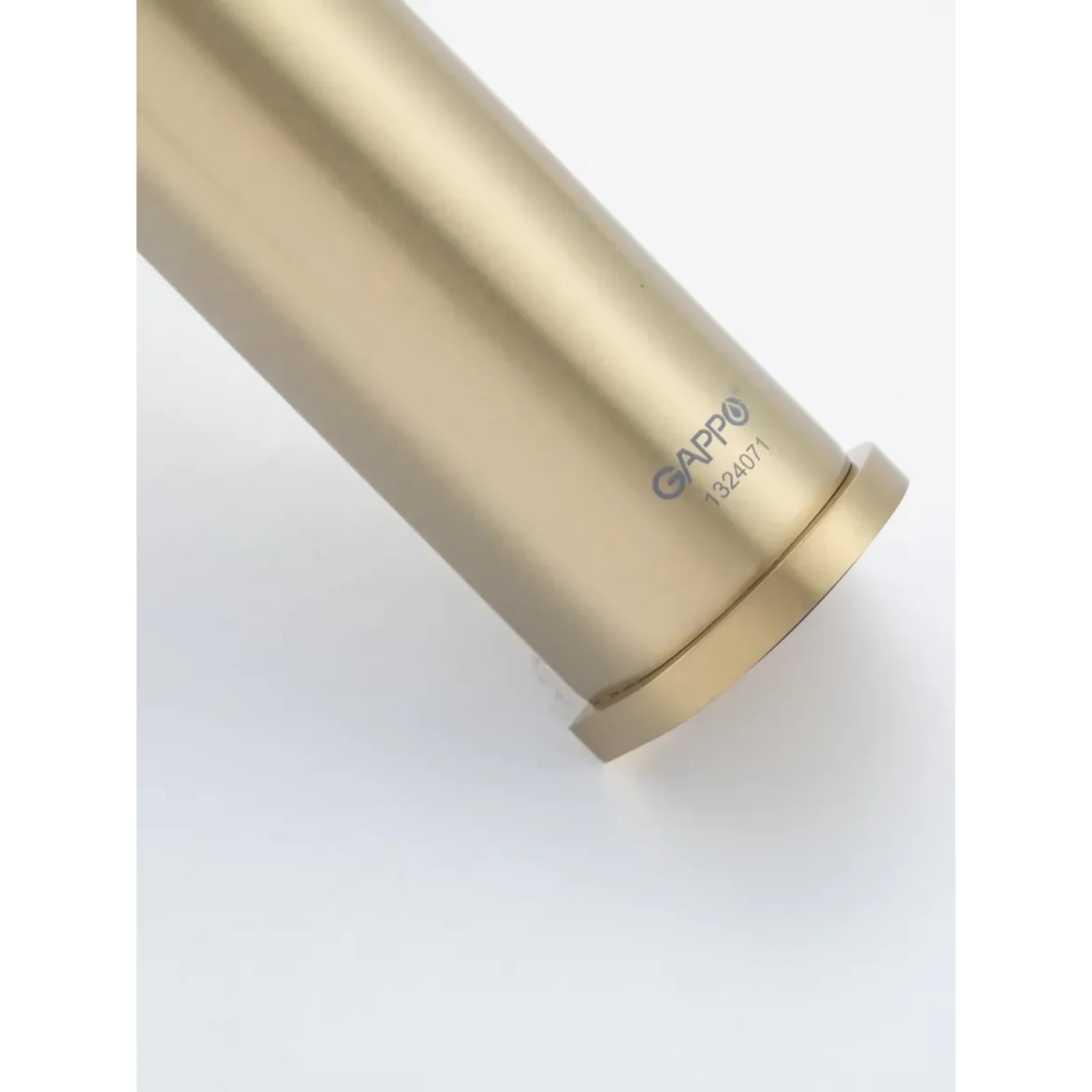 Смеситель для раковины Gappo G10-3 G1010-23 золотой сатин