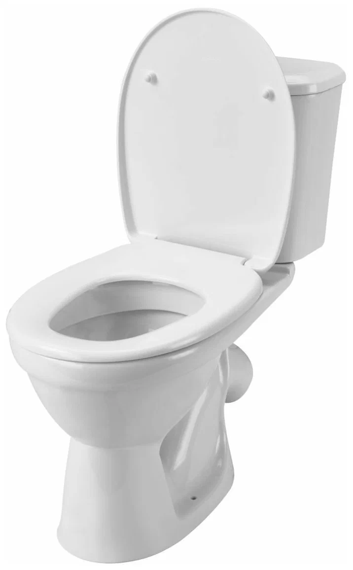 Унитаз-компакт Santek Бореаль косой выпуск, 1 режим, полипроп.