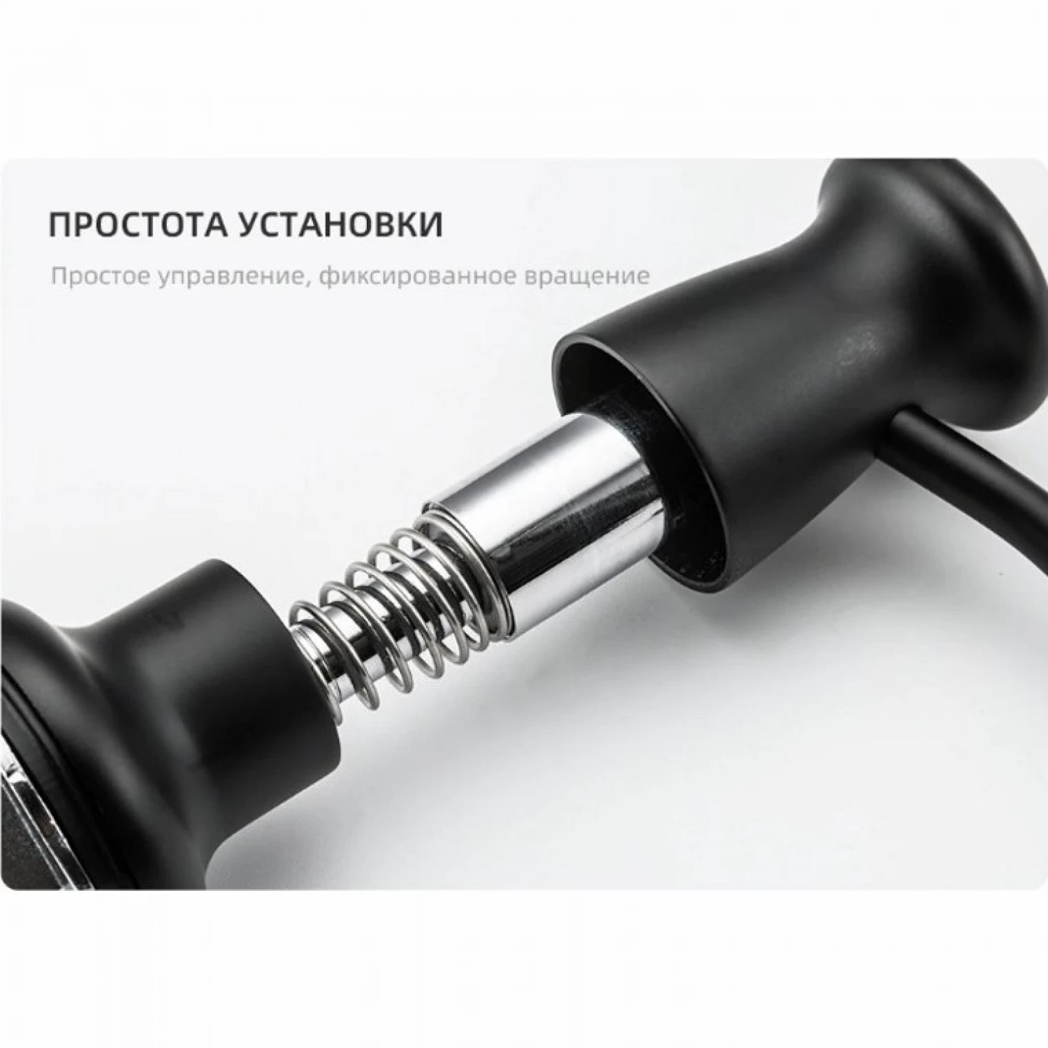 Встраиваемый дозатор для жидкого мыла Gappo G403-1 черный