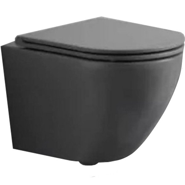 Подвесной унитаз CeramaLux 2197Grey Серый