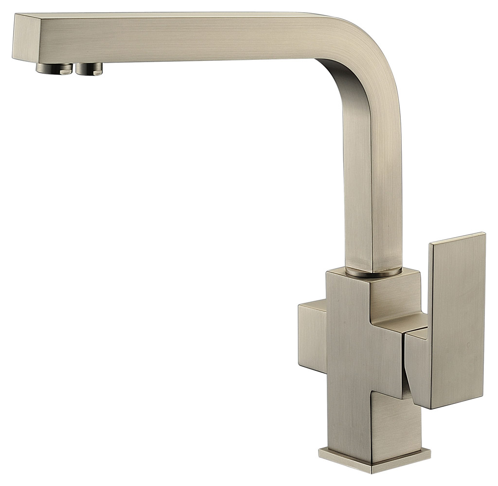 Смеситель для кухни с встроенным краном под питьевую воду Kaiser Sonat 34044-5 Silver