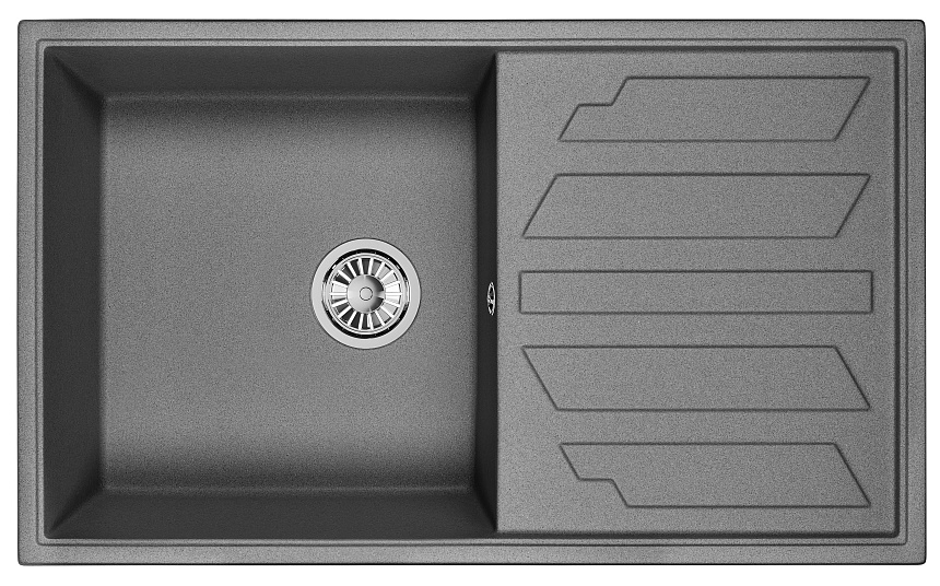 Кухонная мойка Granula GR-8601 Графит (черно-серый)