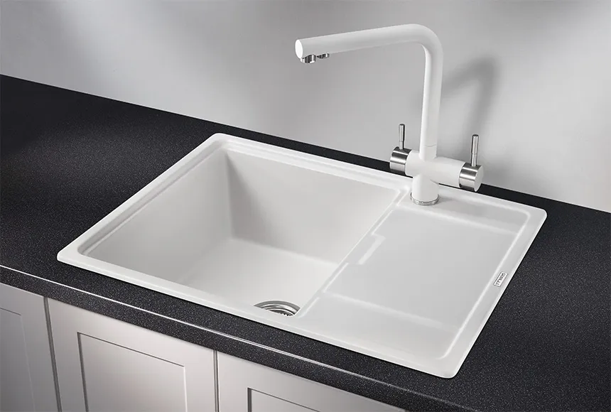 Кухонная мойка Granula GR-6503 Арктик (белый)