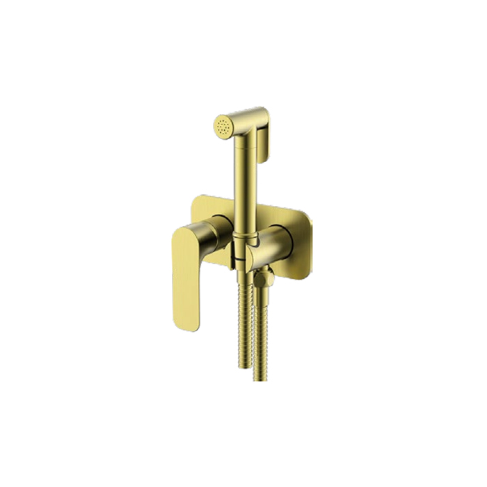 Гигиенический душ встраиваемый Gappo G48-3 G7248-32 золотой сатин