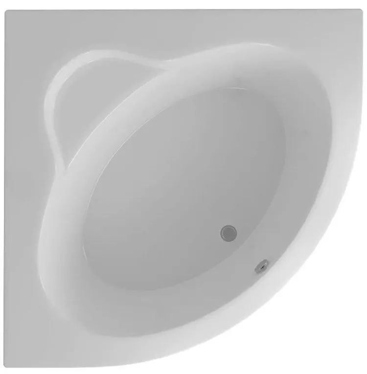 Акриловая ванна Aquatek Калипсо 145*145, с фронтальным экраном, каркасом, сифоном