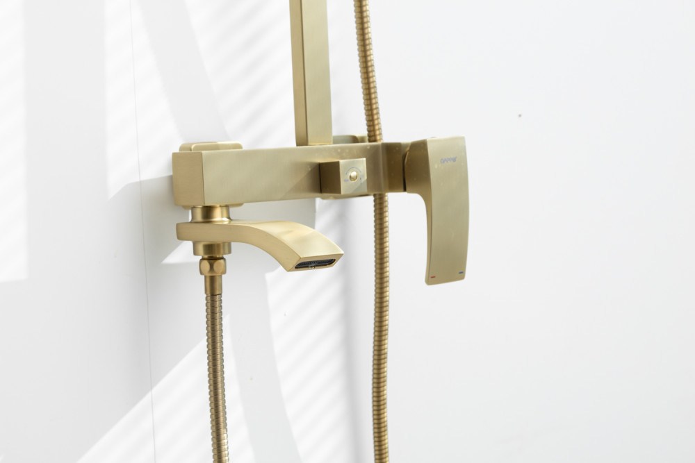 Душевая система Gappo G07-33 G2407-33 золотой сатин