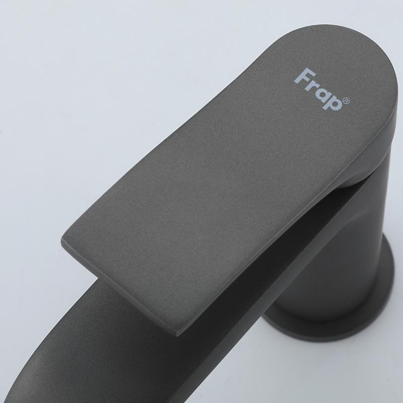 Смеситель для раковины Frap H75-9 F1075-9 графит