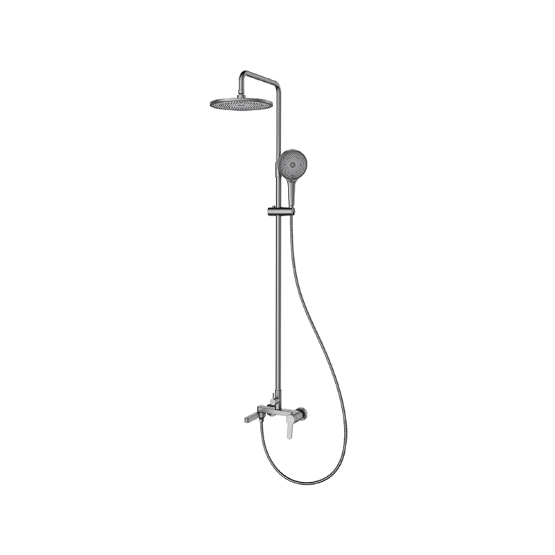 Душевая система Gappo G99-39 G2499-39 оружейная сталь