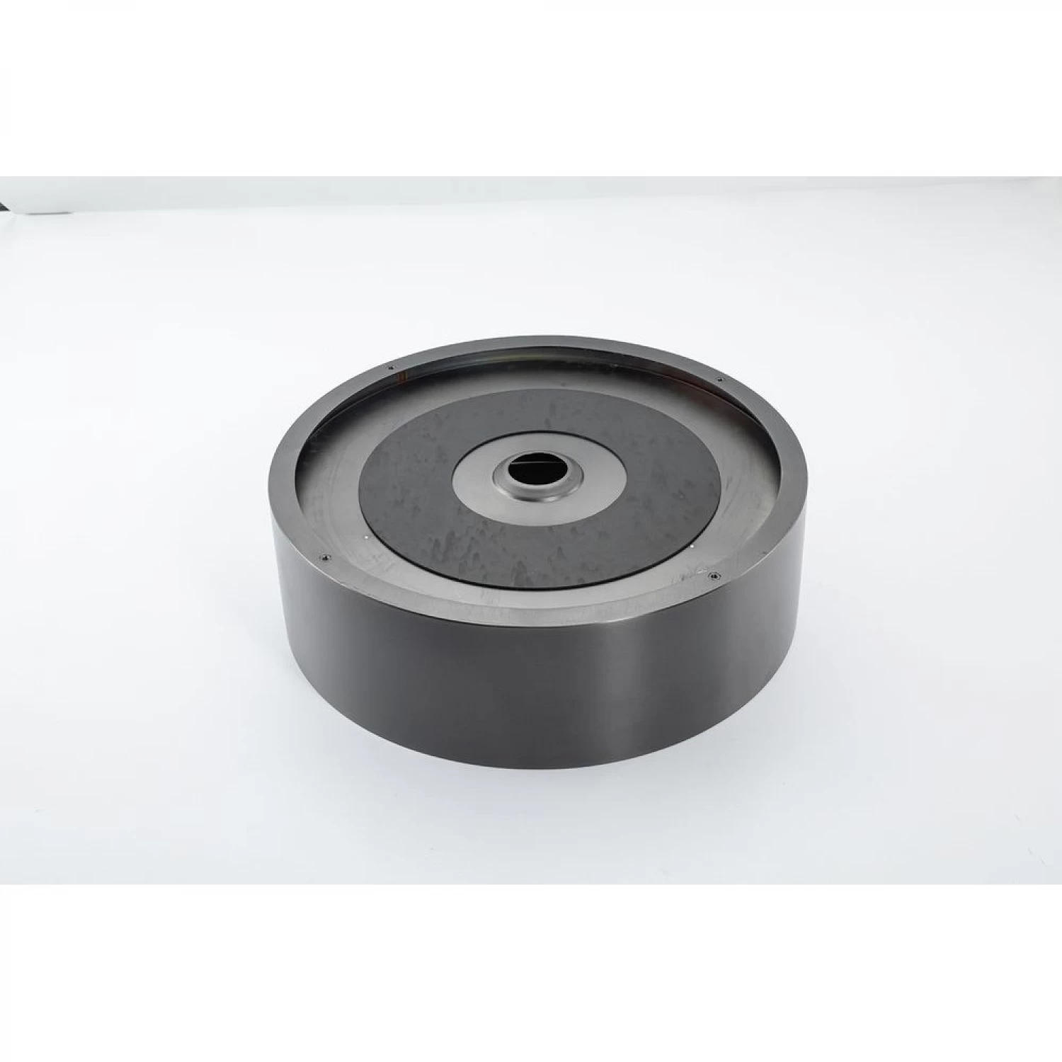 Накладная раковина D40 с донным клапаном Gappo GX101-9 оружейная сталь