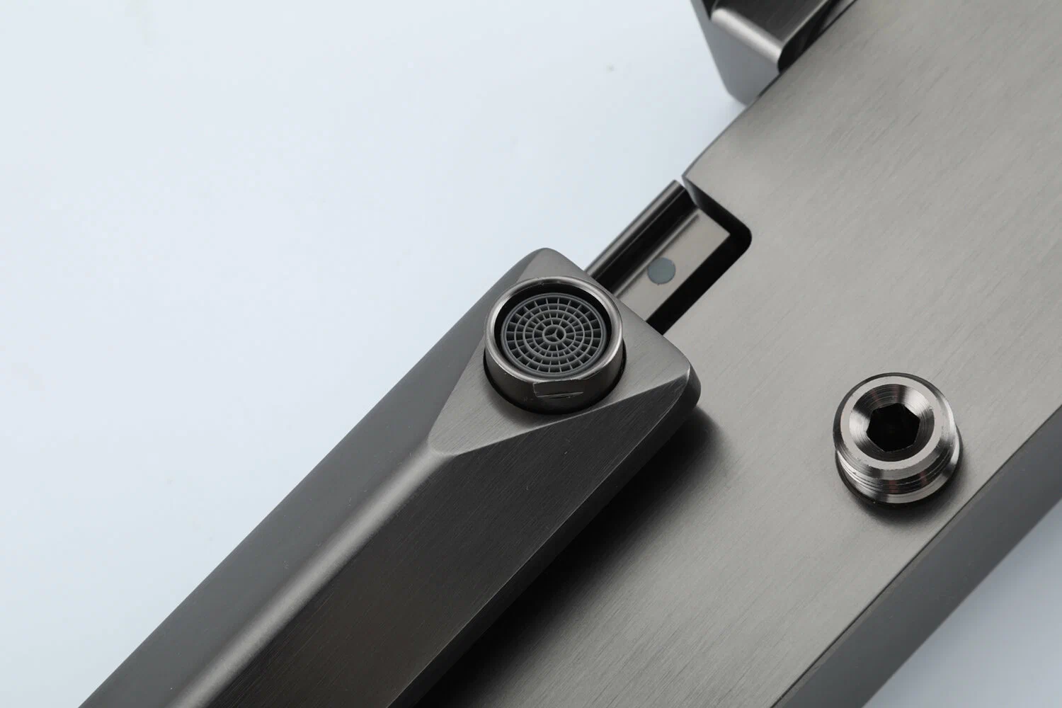 Душевая система Frap H202-9 F24202-9 оружейная сталь