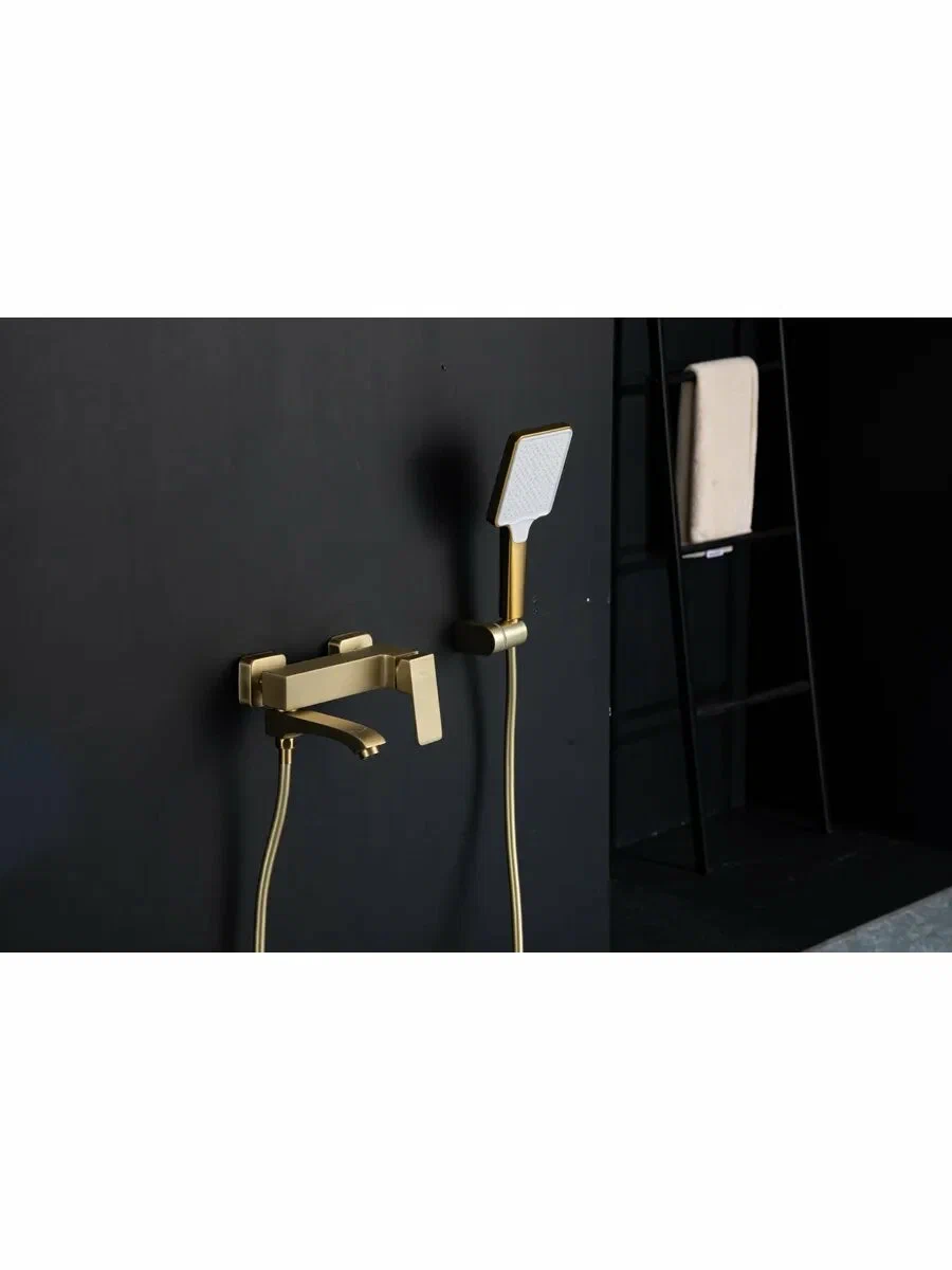 Смеситель для ванны Frap H76-3 F3276-3 золотой сатин