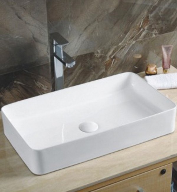 Накладная раковина CeramaLux 60,5 N 9396 белая