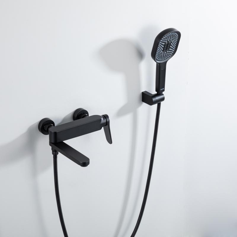 Смеситель для ванны Gappo G10-6 G3210-6 черный