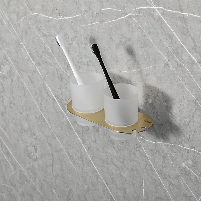 Стаканы для ванны Gappo G309-3 G30908-3 золотой сатин