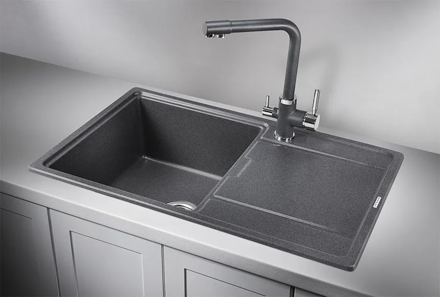 Кухонная мойка Granula GR-7804 Графит (черно-серый)