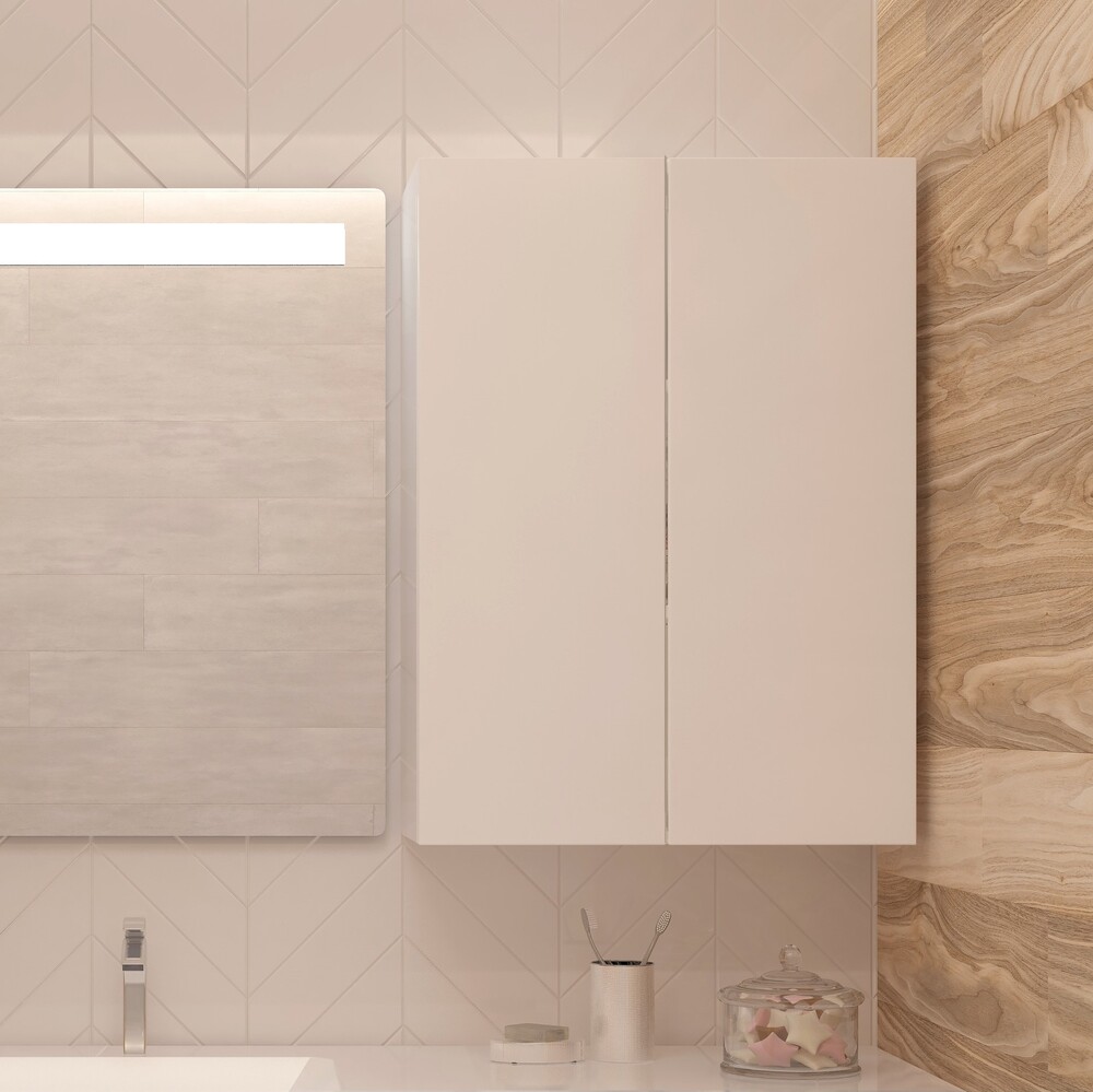 Навесной шкаф EvaGold 60 белый глянец