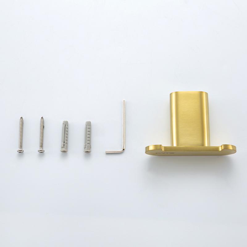 Крючок 1-й Gappo G309-3 G30905-23 золотой сатин