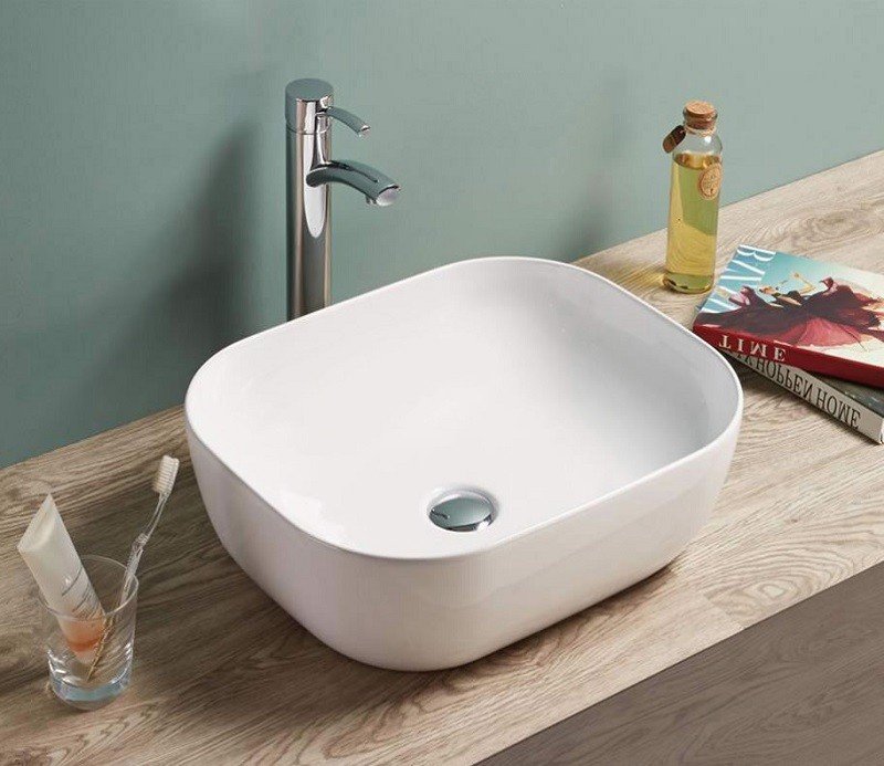 Накладная раковина CeramaLux 46 N 78105 белая