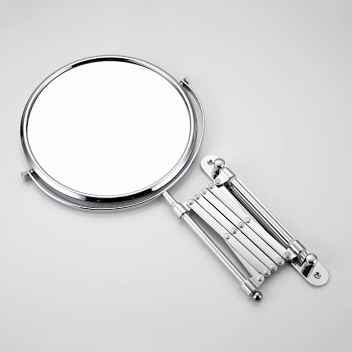 Настенное косметическое зеркало Frap F6406 хром