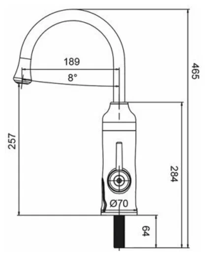 Проточный водонагреватель Frud R81024