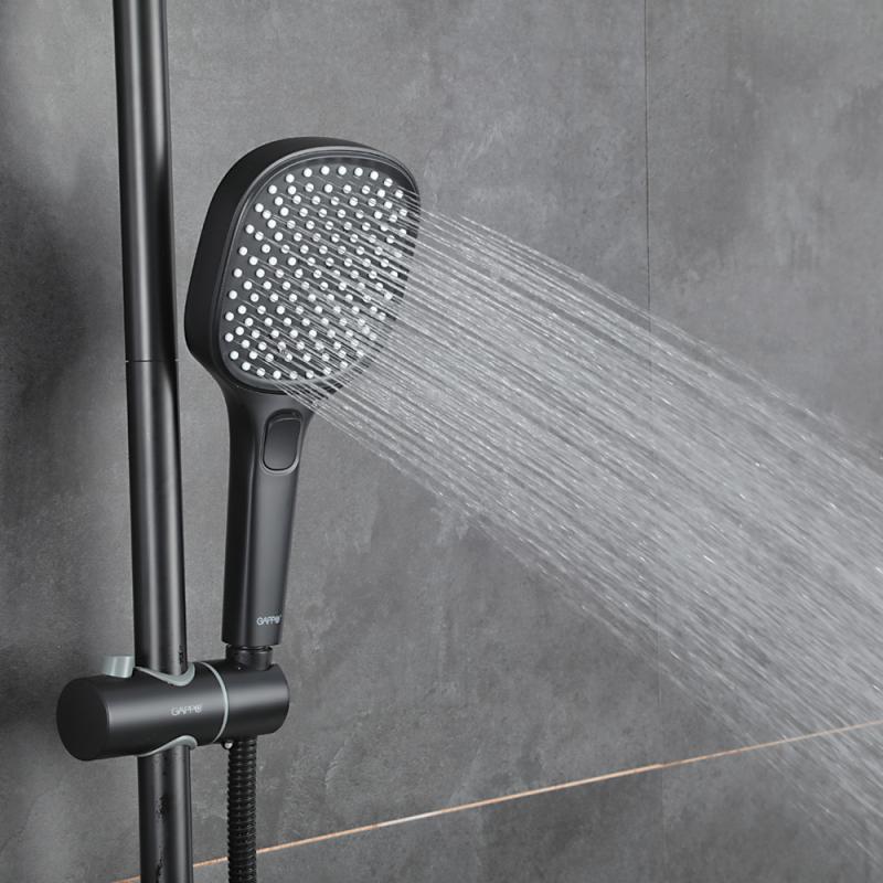 Душевая лейка 3 режима Gappo G003 черный