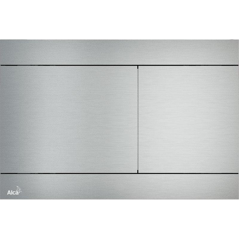 Кнопка для смыва инсталляции Alcaplast Flat Alunox Fun алюминий матовый