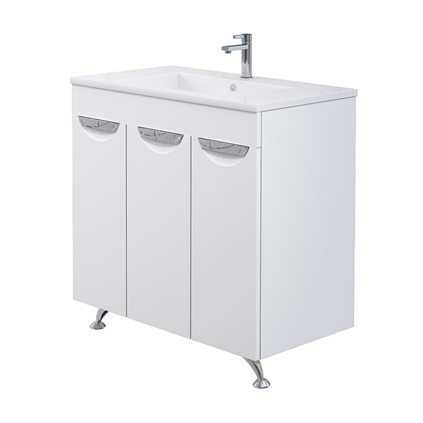 Напольная тумба Мирсант Камилла 80 Quadro (3дв.)