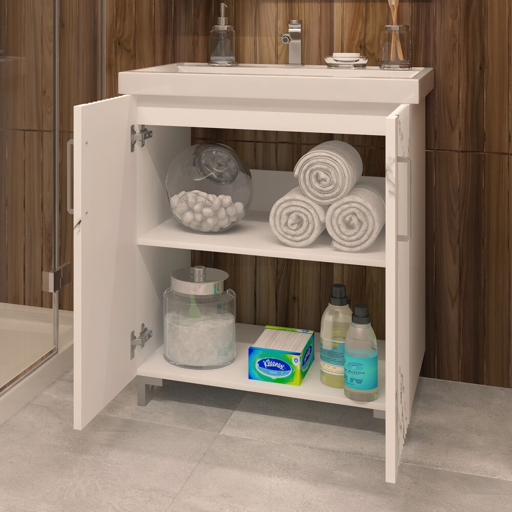 Напольная тумба EvaGold Era 70 Монте белый