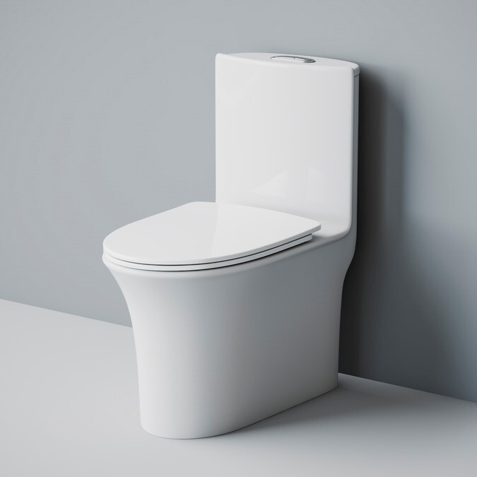 Унитаз-монолит безободковый EvaGold SM9612