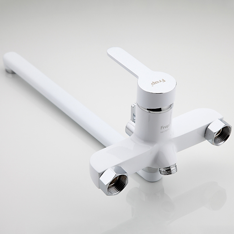 Смеситель для ванны Frap H41 F2241 белый-хром