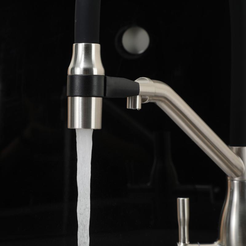 Смеситель для кухни с фильтром Frap H97 F4397-5 сатин