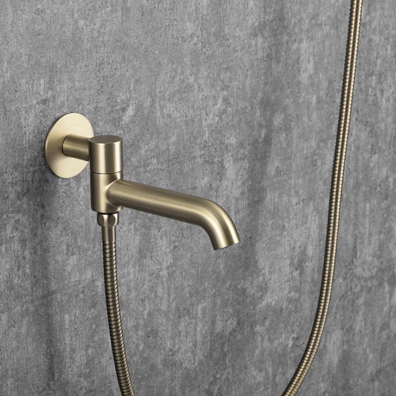 Встраиваемая душевая система Gappo G06-3 G7106-3 золотой сатин