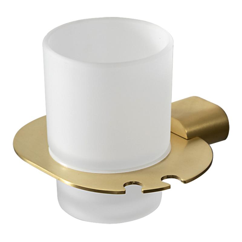 Стакан для ванны Gappo G309-3 G30906-3 золотой сатин