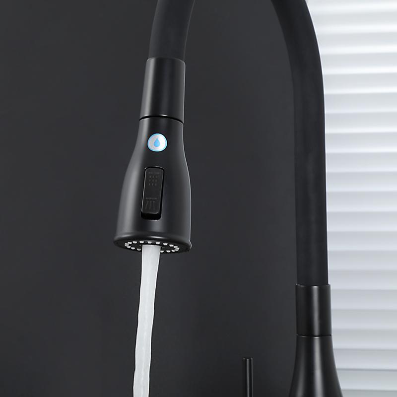 Смеситель для кухни с фильтром Gappo G4399-66 черный