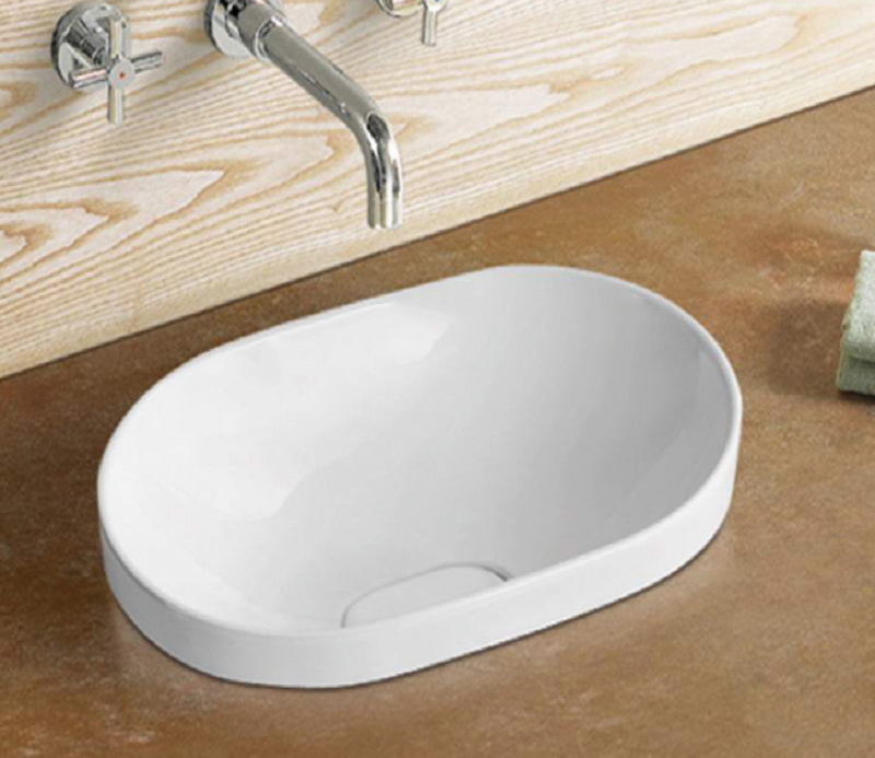 Накладная раковина CeramaLux 59 N 5006B белая