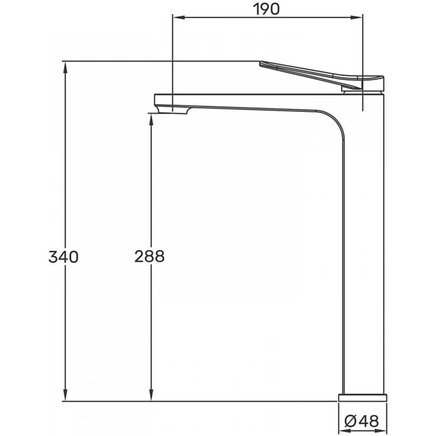Смеситель для раковины Gappo G10-3 G1010-23 золотой сатин