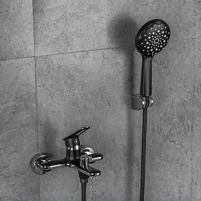 Смеситель для ванны Frap F49-6 F3249-6 черный-хром