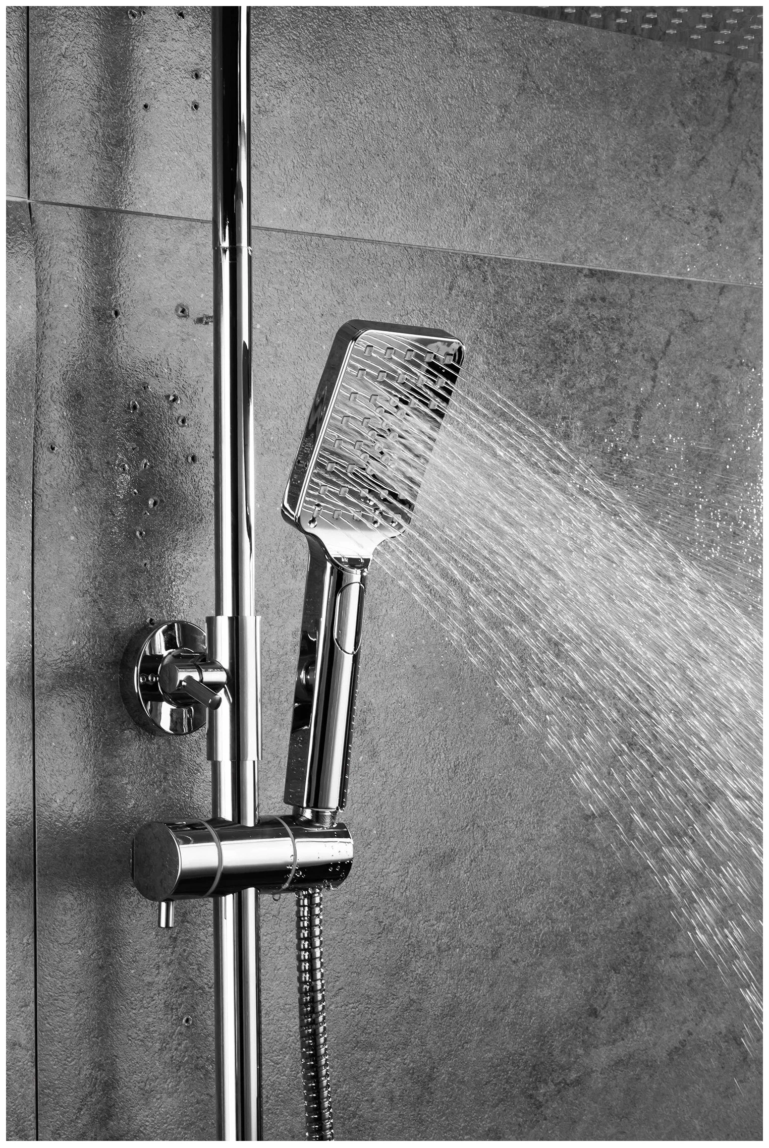 Душевая стойка со смесителям Frap H61 F2461 хром