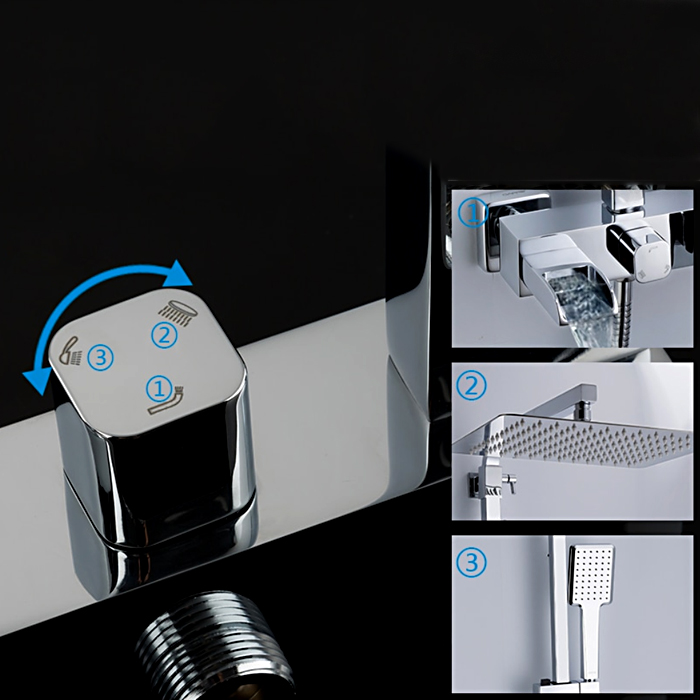 Душевая система Gappo Jacob G07 G2407-20