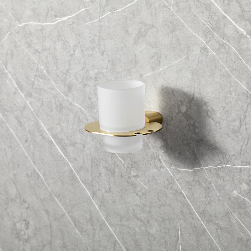 Стакан для ванны Gappo G309-3 G30906-3 золотой сатин