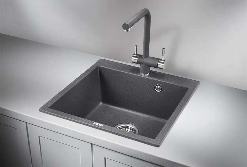 Кухонная мойка Granula GR-5102 Графит (черно-серый)