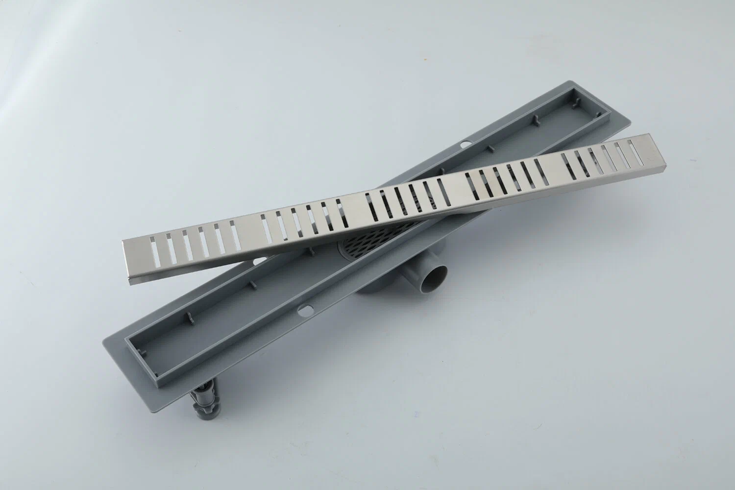 Душевой трап 60 см с комбинированным затвором Gappo G86007-5 сталь