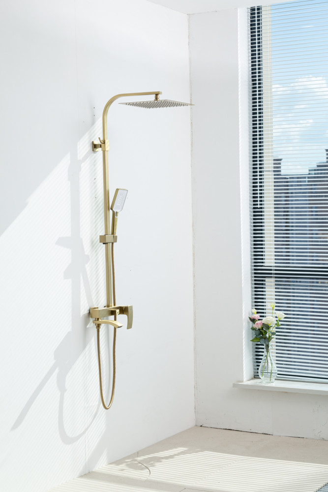 Душевая система Gappo G07-33 G2407-33 золотой сатин