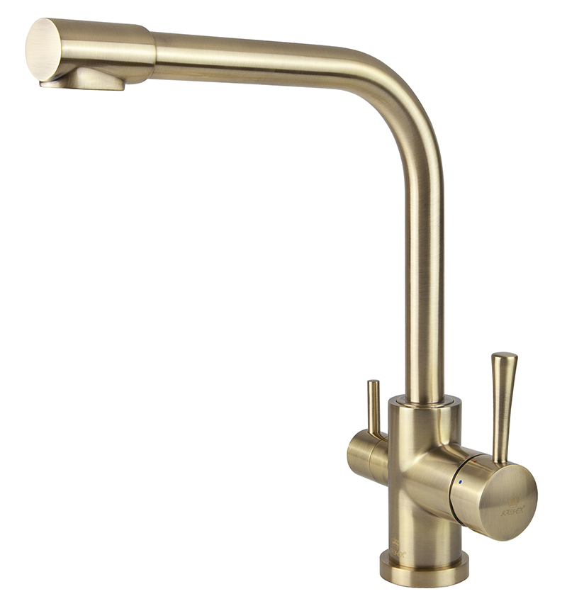 Смеситель для кухни с встроенным краном под питьевую воду Kaiser Merkur 26044-3 Bronze