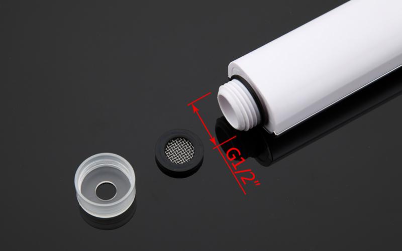 Душевая лейка Gappo G27 белый-хром