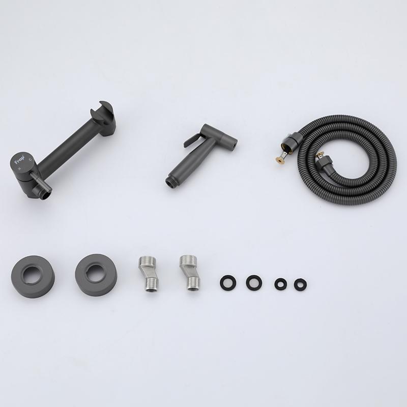 Гигиенический душ Frap F7503-9 оружейная сталь