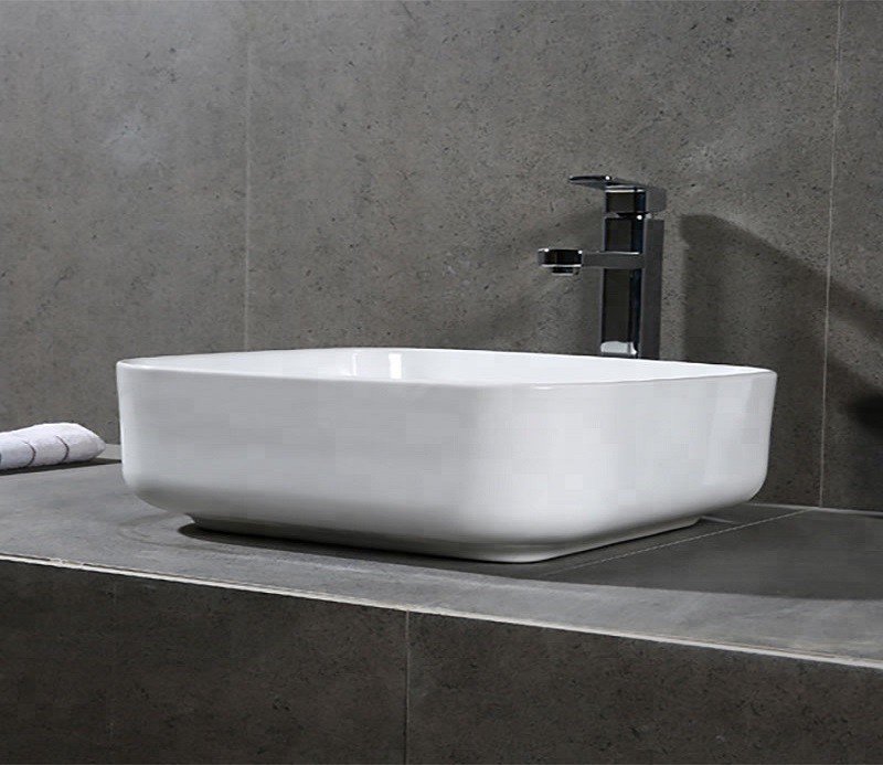 Накладная раковина CeramaLux 39 N D1303 белая