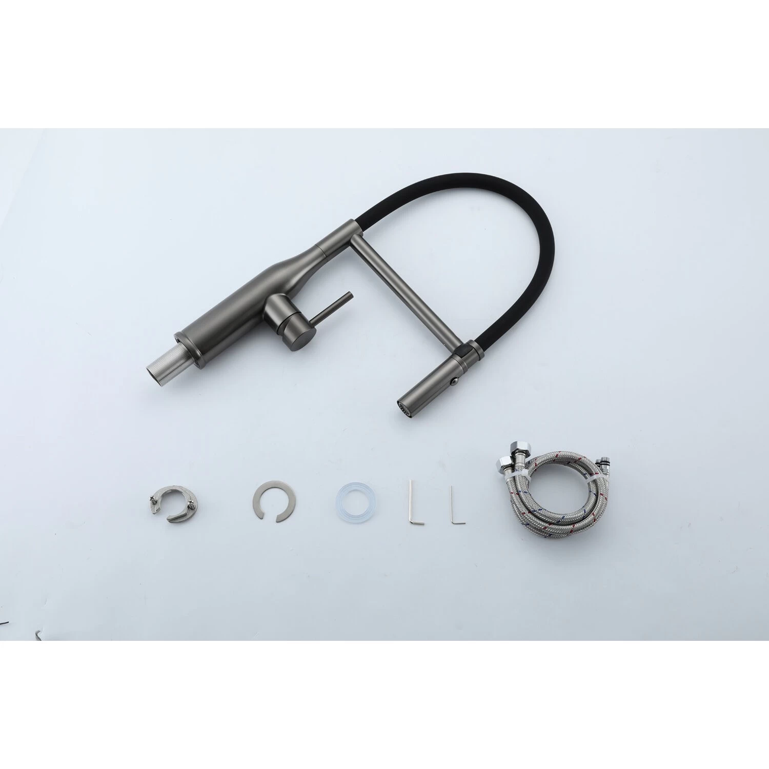 Смеситель для кухни Gappo G4098-29 оружейная сталь