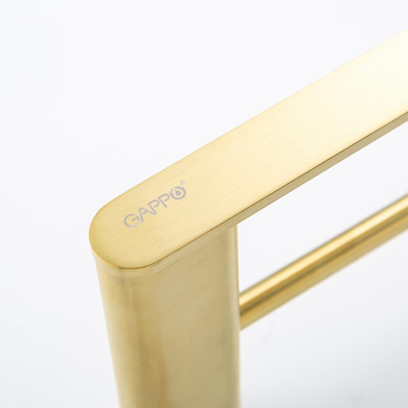 Полотенцедержатель 2-й Gappo G309-3 G30909-3 золотой сатин